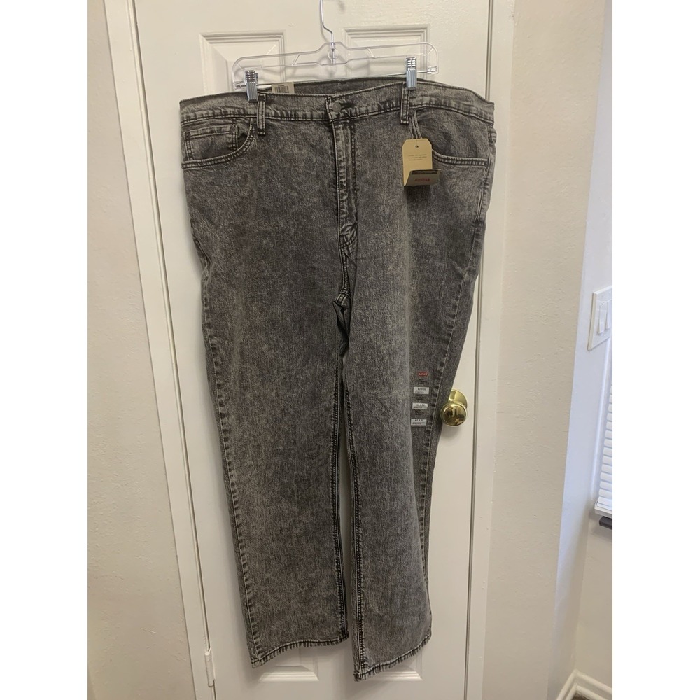 NWT Levi's 541 Mens Athletic Straight Stretch Taper Men's Jeans Acid Wash 42x32